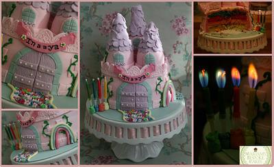Castle Birthday Cake - Cake by Mariam's bespoke cakes
