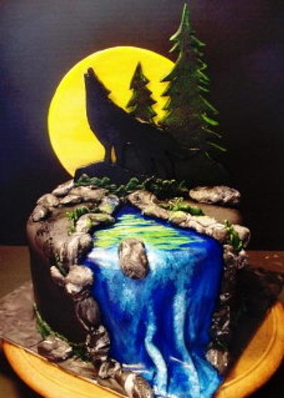 Have a howling good time on your birthday - Cake by Deborahanne