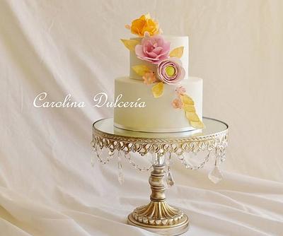 Spring cake, - Cake by carolina paz
