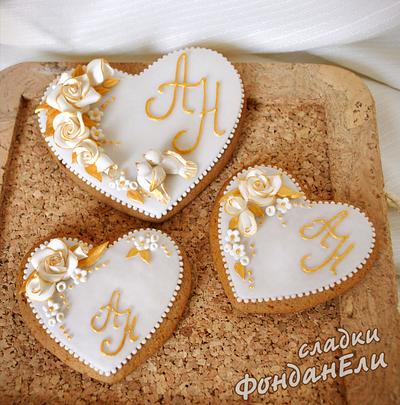 Wedding Cookies - Cake by FondanEli