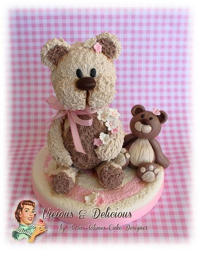 Teddy bears cake topper - Cake by Sara Solimes Party solutions