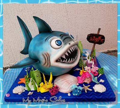 Baby shark  - Cake by My Magic Cakes 