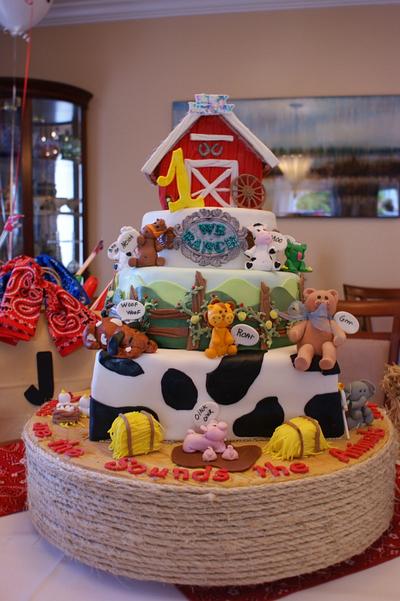 The Sounds the Animals Make - Cake by Margie