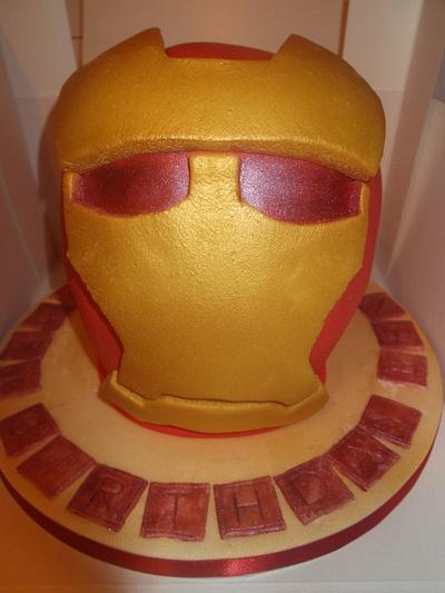 Iron man cake 3D - Cake by Tracey
