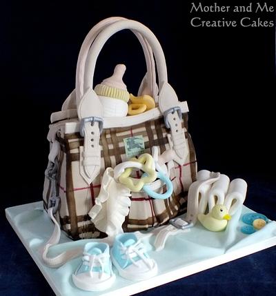 Burberry Changing Bag - Cake by Mother and Me Creative Cakes