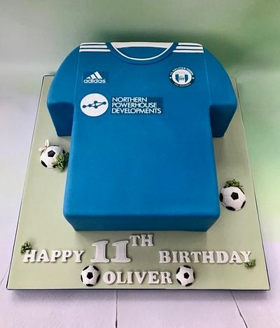 Halifax Town FC Shirt - Cake by Canoodle Cake Company