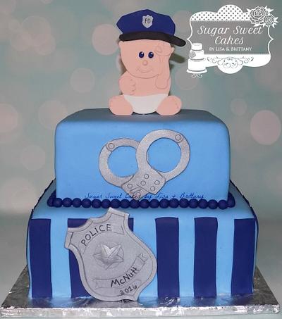 Police Baby - Cake by Sugar Sweet Cakes