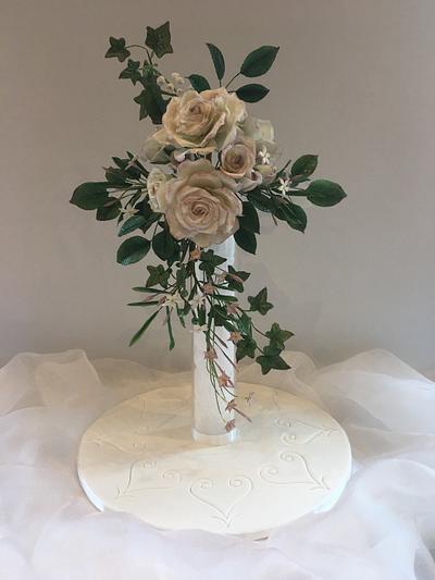 Sugar Bridal Bouquet  - Cake by Jollyjilly