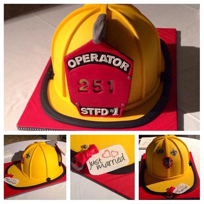 Fireman's Groom's Cake - Cake by Sweets By Monica