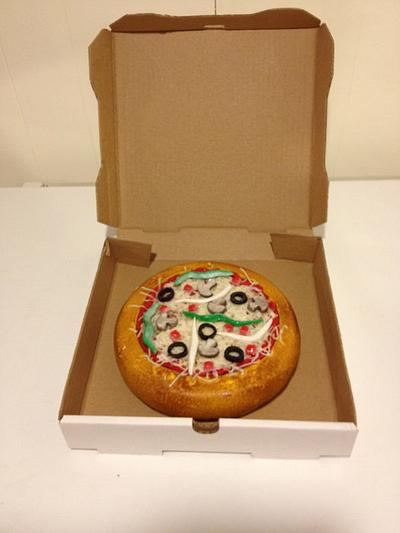 Veggie Pizza - Cake by Forgoodnesscakes