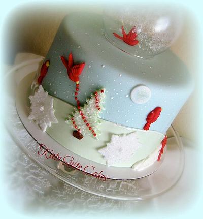 Winter Snow Globe Cake - Cake by Kat