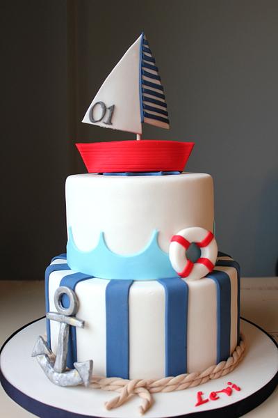 Nautical...Baby! - Cake by Melissa