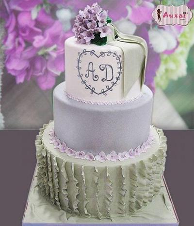 Wedding cake - Cake by Auxai Tartas