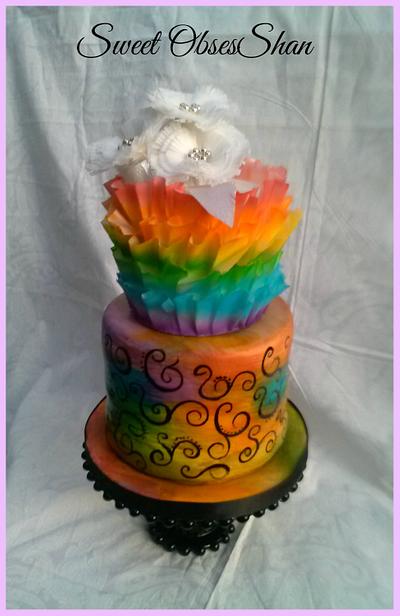 Savannah's Rainbow - Cake by Sweet ObsesShan
