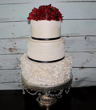 Wedding Ruffles - Cake by AngelsBakeShop