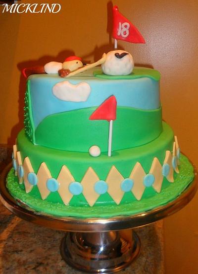 FATHER'S DAY GOLF CAKE - Cake by Linda