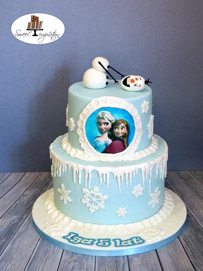 2 tier frozen cake - Cake by Urszula Landowska