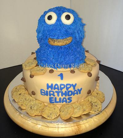 Cookie Monster made for Icing Smiles - Cake by Wendy