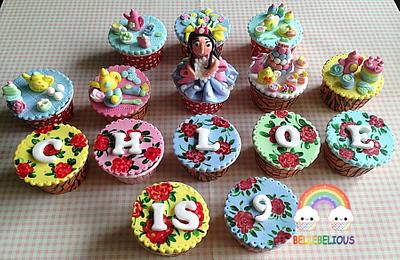 girly cupcakes - Cake by Bellebelious7