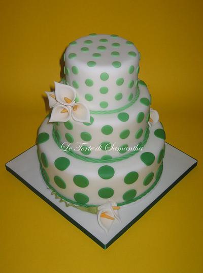 Pois Wedding Cake - Cake by Samantha Camedda