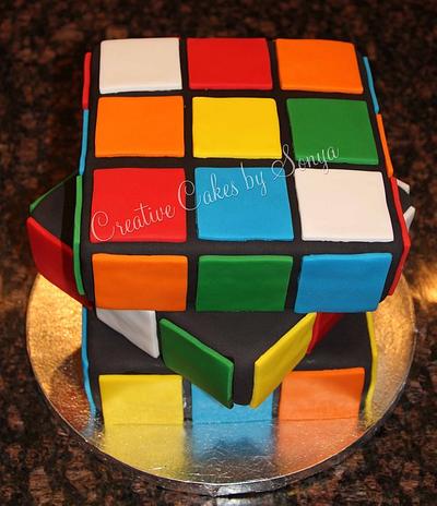 Rubik's Cube Cake - Cake by Sonya
