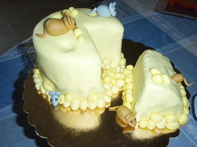 queso y ratoncitos - Cake by gibri
