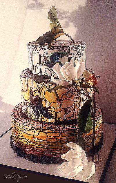 Magnolia Cake - Cake by milaiquisesugart