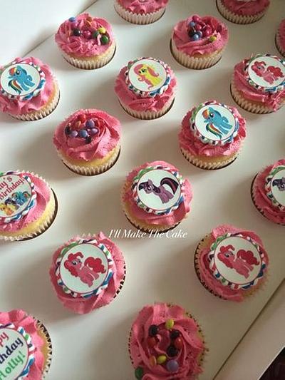 My little pony cupcakes.  - Cake by IllMakeTheCake
