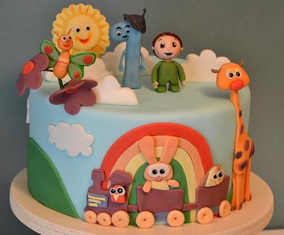 Baby TV - Cake by sweetnesscakedesign