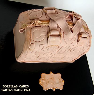 TARTA BOLSO CAROLINA HERRERA 3D - Cake by SORELLAS CAKES PAMPLONA 