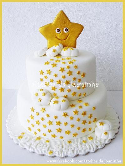 Stars for Christening - Estrelas para um Baptismo  - Cake by Joana Guerreiro