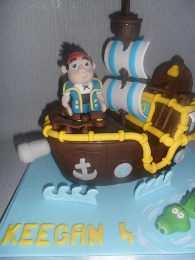 Jake and The Neverland Pirates - Cake by Rebecca Husband