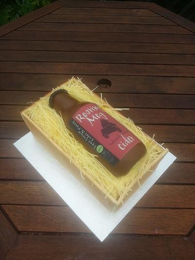 cider bottle cake - Cake by Topperscakes