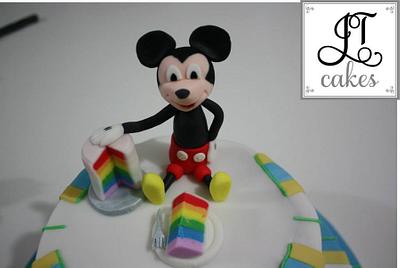 Mickey cake topper - Cake by JT Cakes