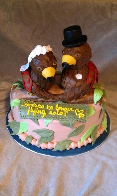 Harris Hawks - Cake by Tiffany Palmer