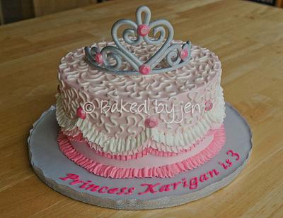 Pink Princess Birthday Cake - Cake by Jen