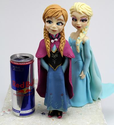 Frozen Figurines - Cake by Beatrice Maria