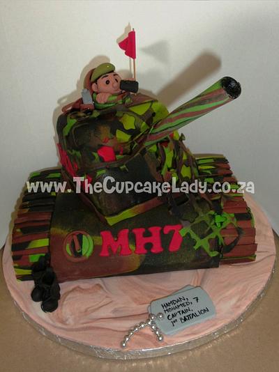Another Tank-Shaped Cake! - Cake by Angel, The Cupcake Lady