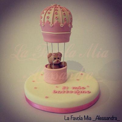The Hot air-balloon and the little bear - Cake by Alina 