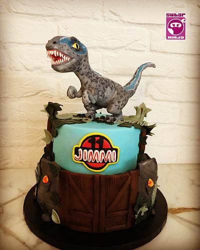 Jurassic park birthday cake  - Cake by SugarNinja