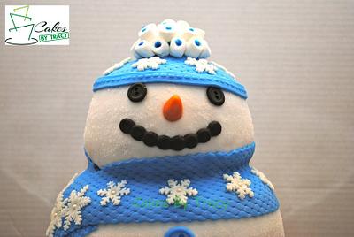 Snowman  - Cake by Tracy