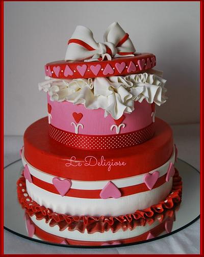 Valentine cake - Cake by LeDeliziose