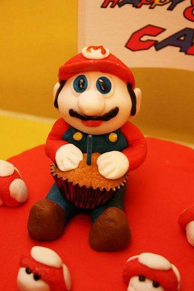 Mario 8th Birthday Cake - Cake by Vintage Twist