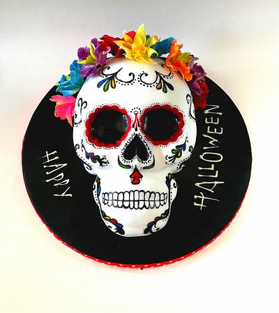 Mexican Skull  - Cake by Iwona Sobejko