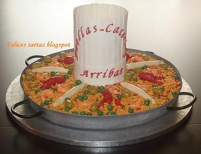 Paella Cake - Cake by Carol