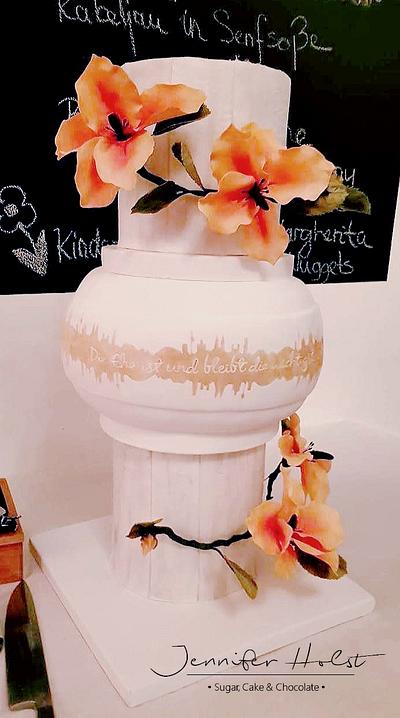 Wedding Cake  - Cake by Jennifer Holst • Sugar, Cake & Chocolate •