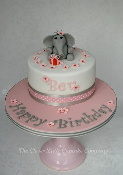 Elephant Birthday Cake - Cake by Amanda’s Little Cake Boutique