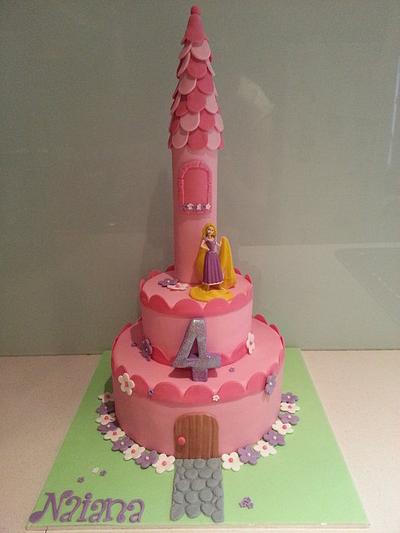 Rapunzel's Tower - Cake by BlissfulCakeCreations