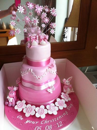 christening cake - Cake by Donnajanecakes 