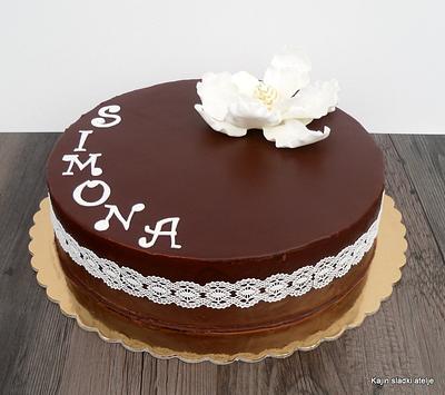 Elegant chocolate cake - Cake by Kajin sladki atelje